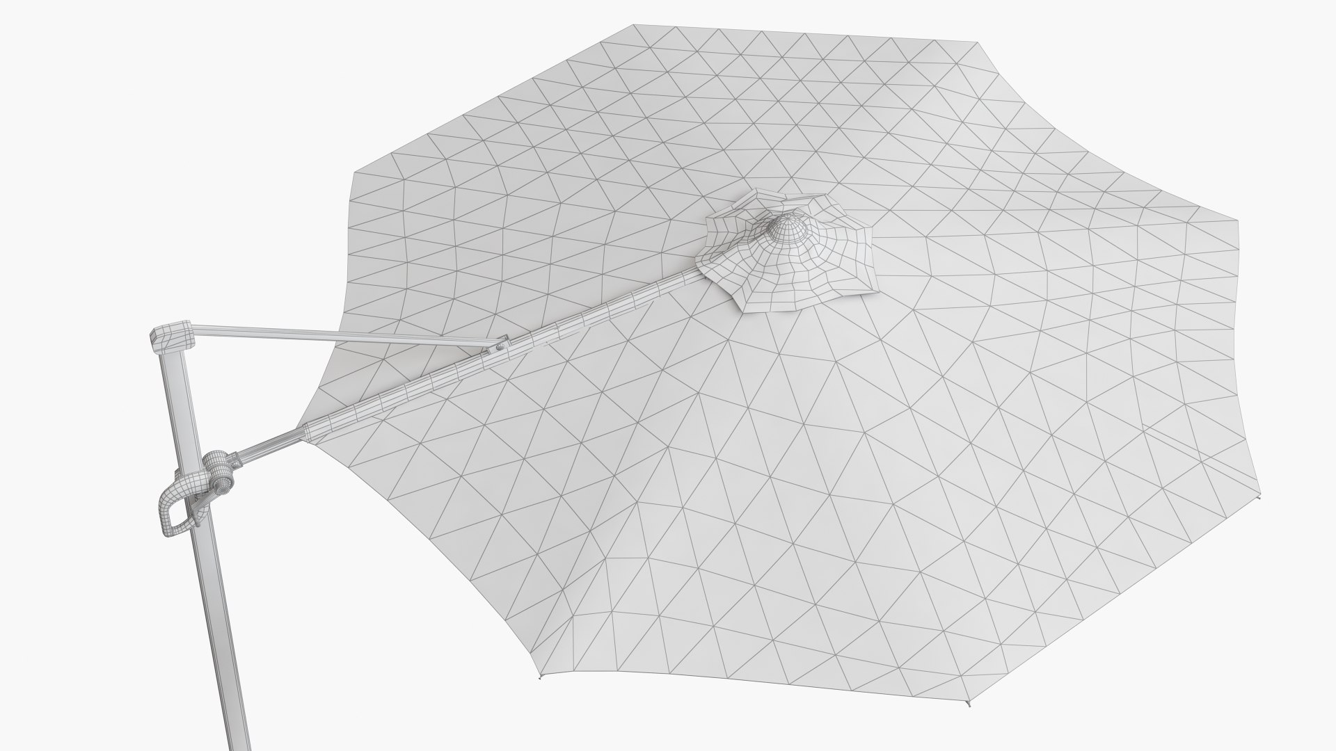 Beach Umbrella Jysk 3D Model TurboSquid 1602584