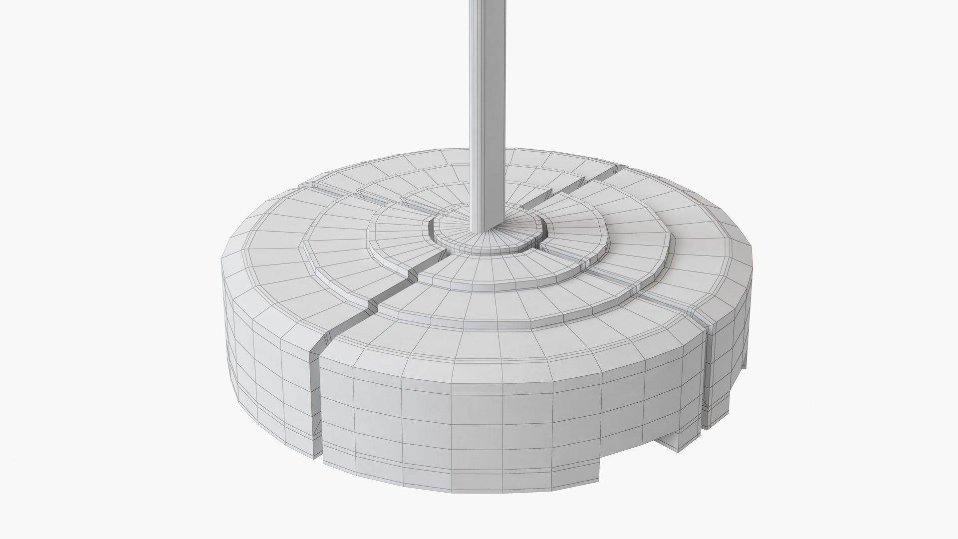 Beach Umbrella Jysk 3D Model TurboSquid 1602584