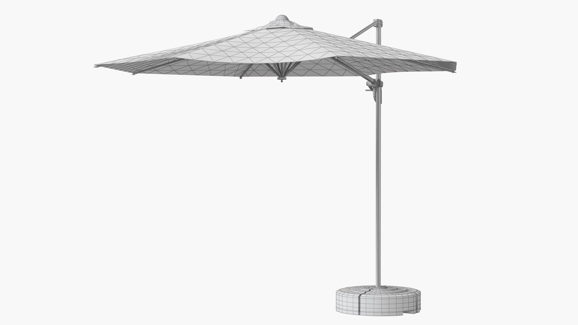 Beach Umbrella Jysk 3D Model TurboSquid 1602584