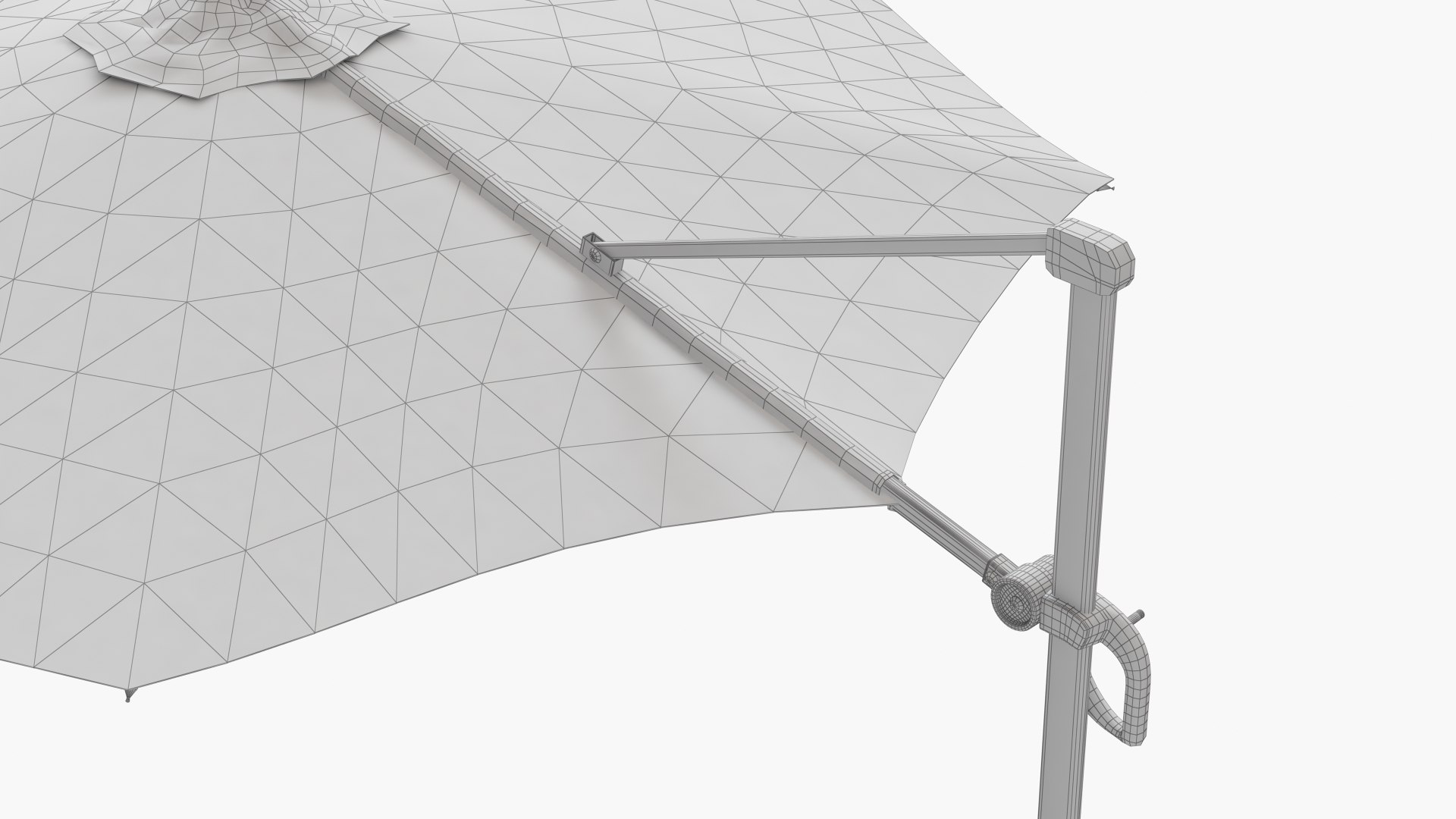 Beach Umbrella Jysk 3D Model TurboSquid 1602584