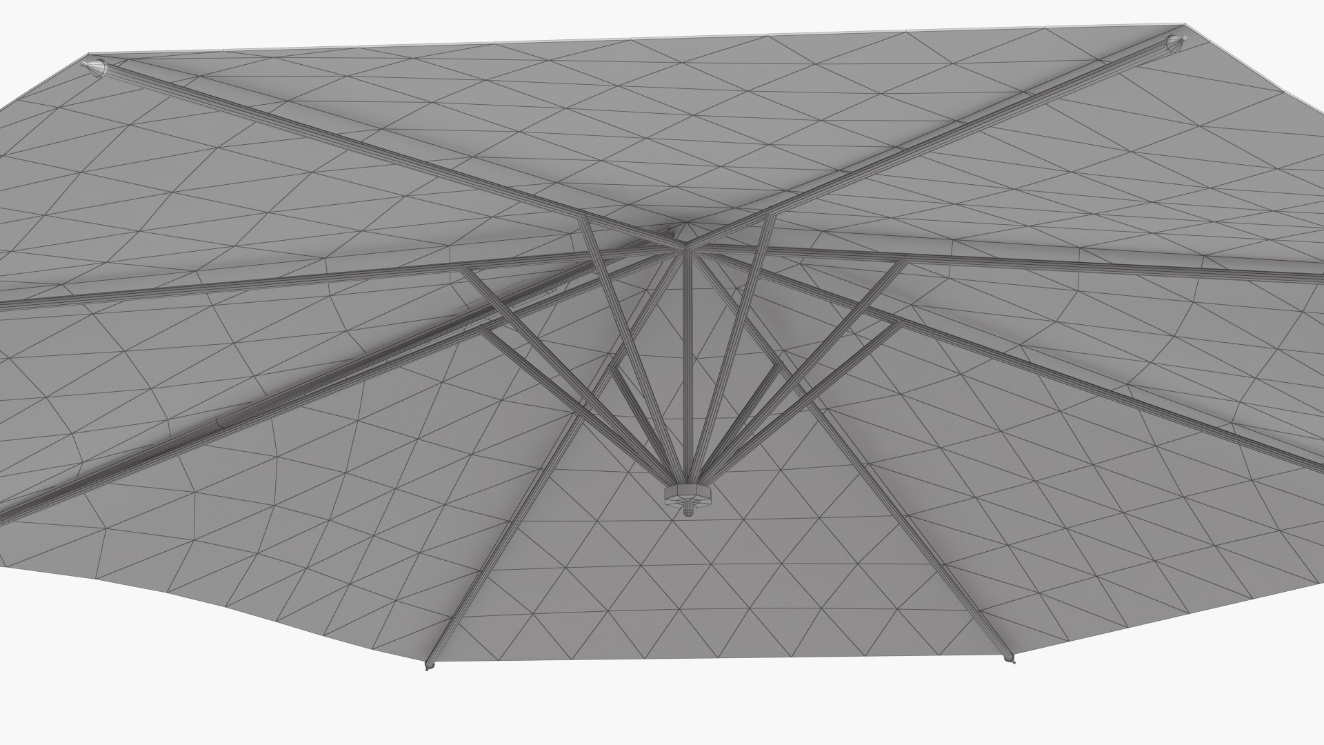 Beach Umbrella Jysk 3D Model TurboSquid 1602584