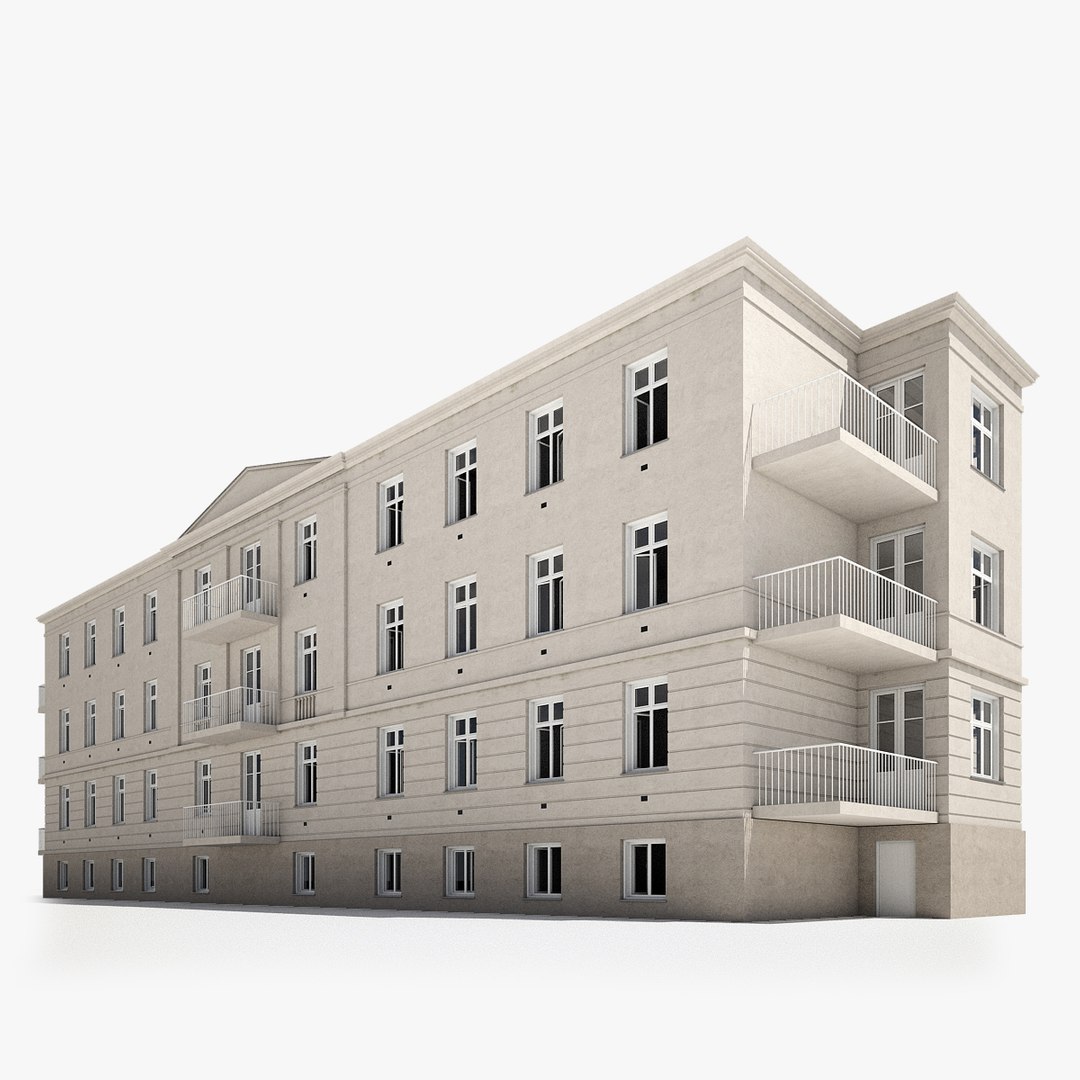 Realistic Classic House 3d Model