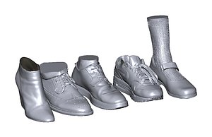 realistic shoes model