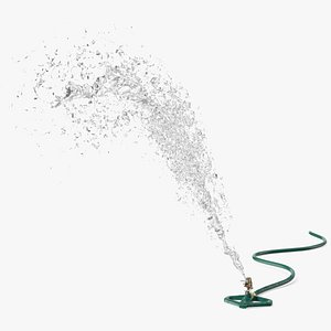 Impact Lawn Sprinkler with Water Spray