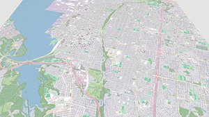 3D Cityscape Hamilton Canada model