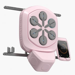 3D Interactive Wall Punch Trainer Pink