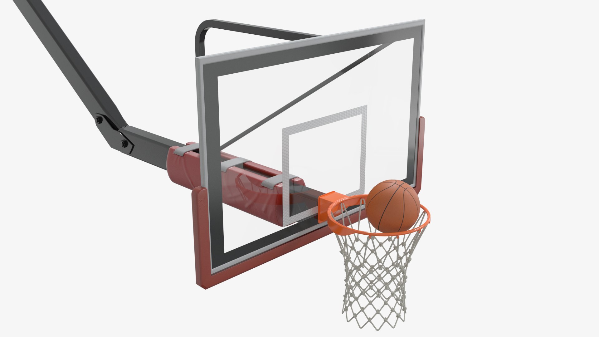 Basketball With Hoop And Net 3D - TurboSquid 2318620