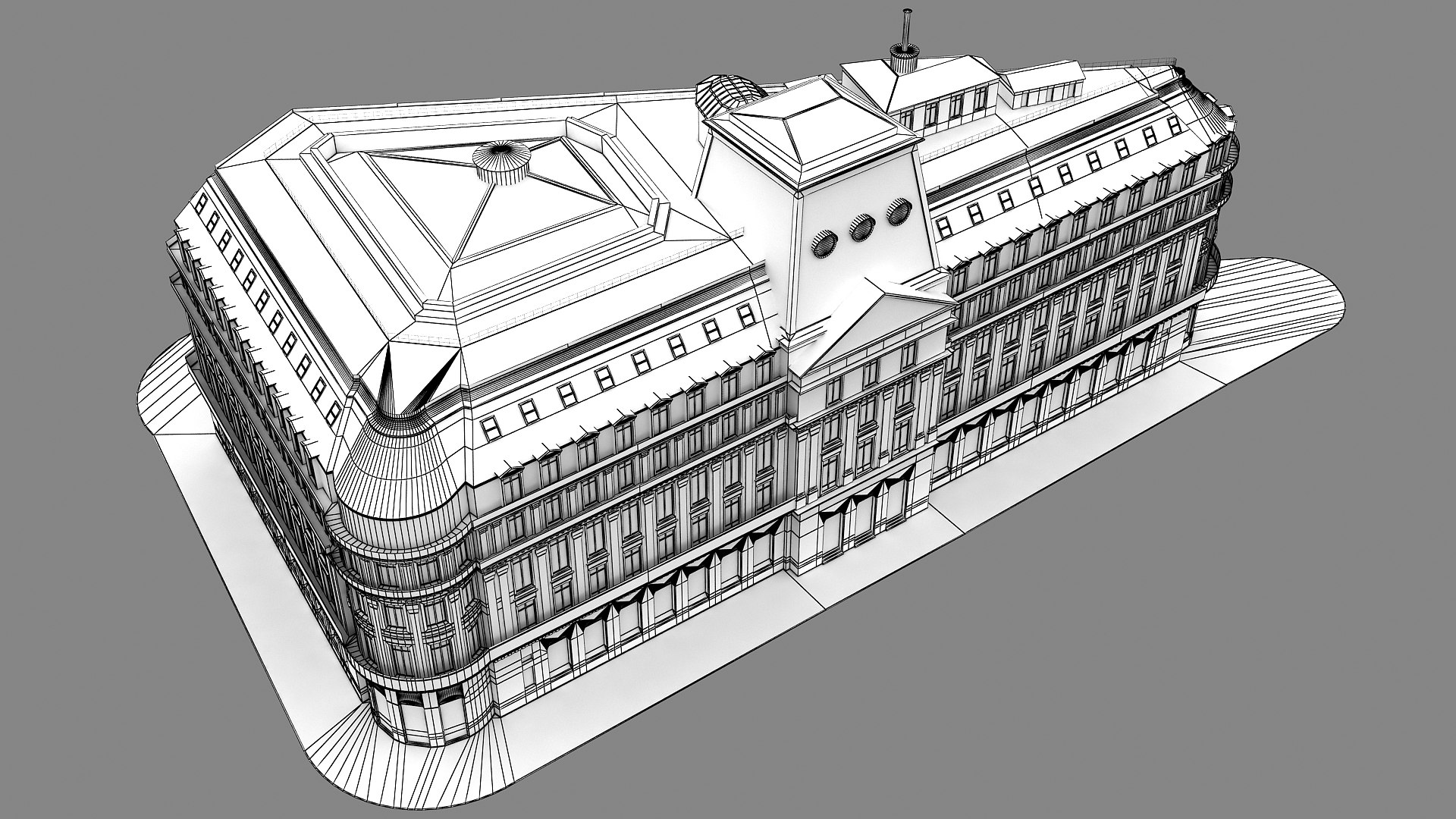 3D Opera Palais Garnier House Area Building Paris - TurboSquid 2255710