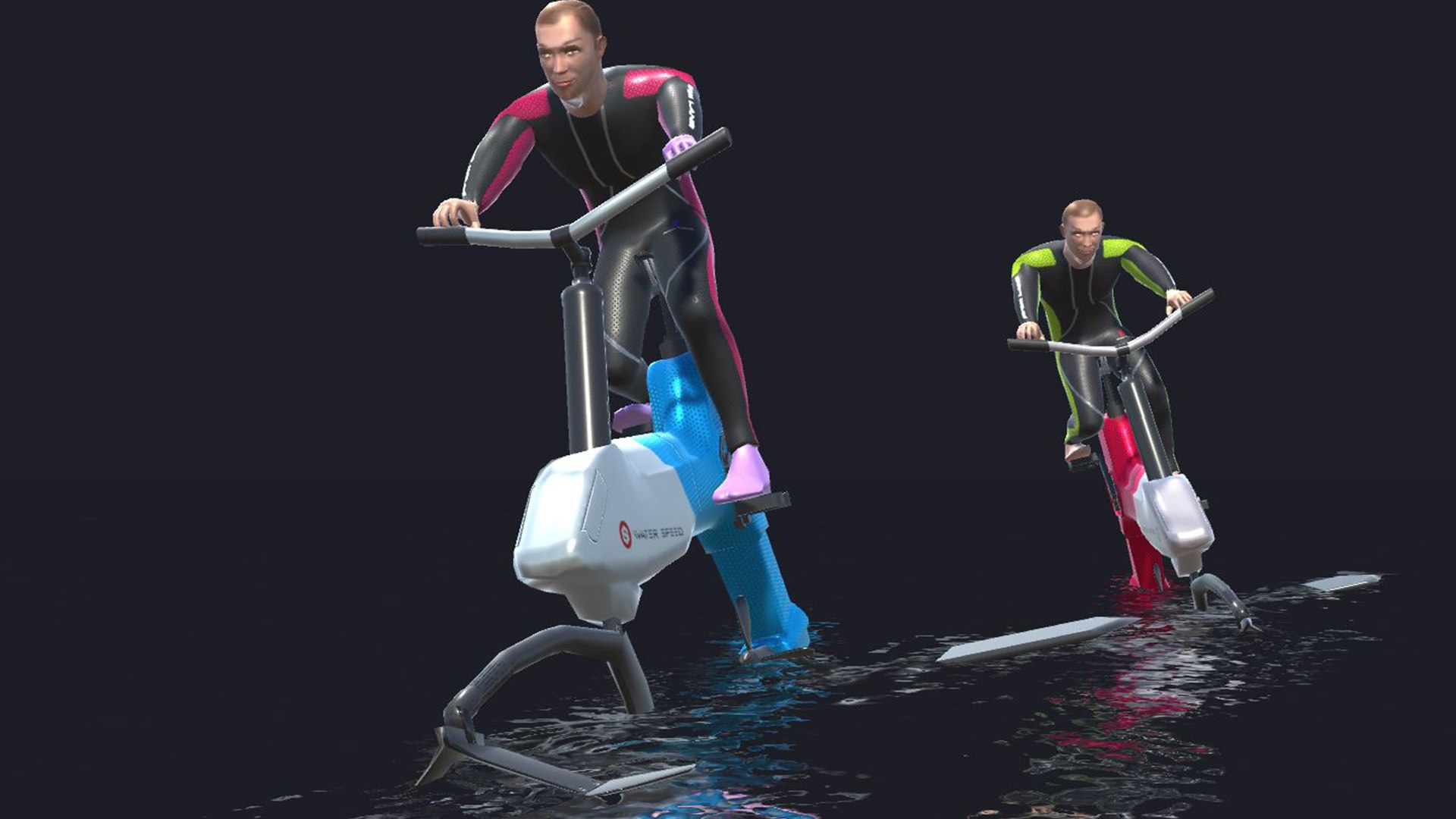 3D Model Water Bike Animations - TurboSquid 1931949