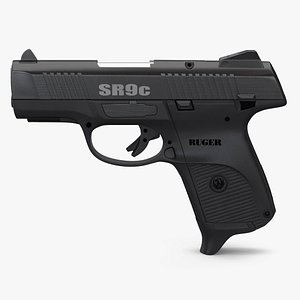 3d c4d compact ruger pistol