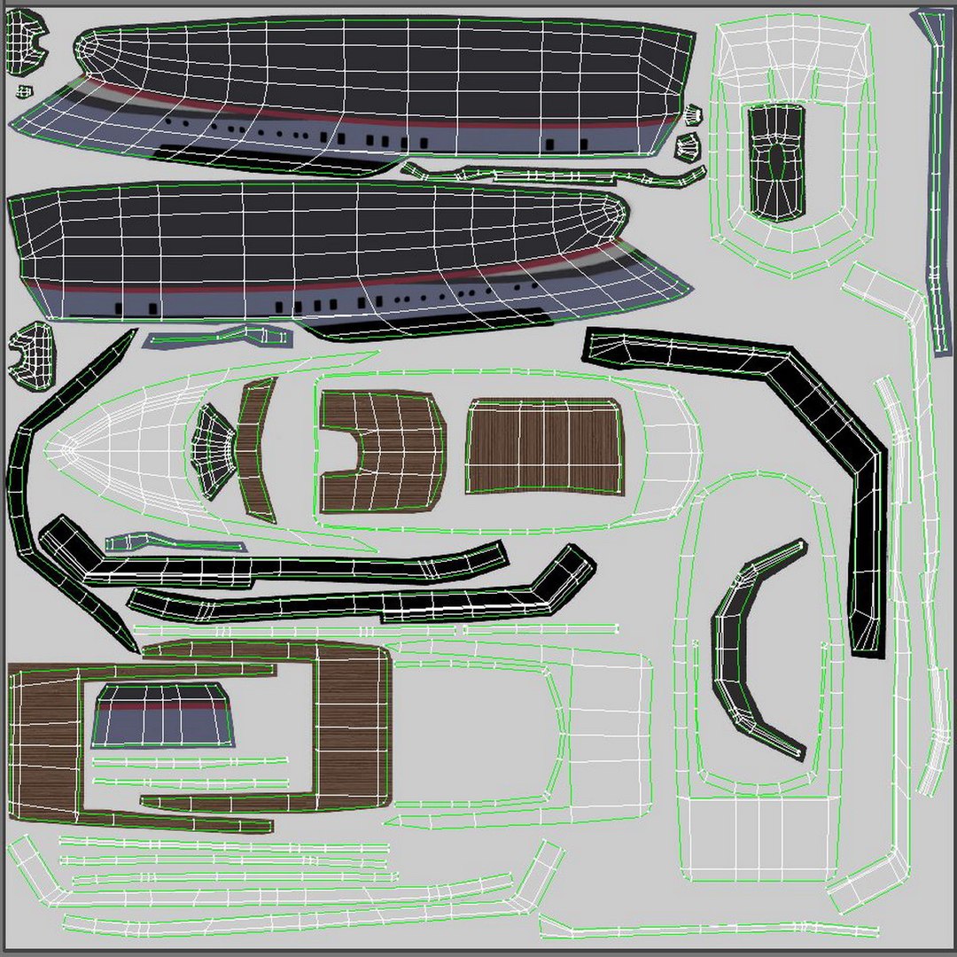 3d Yacht Cruising 65m