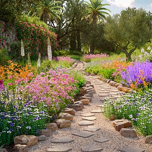 Collection 30 - Mediterranean flower garden