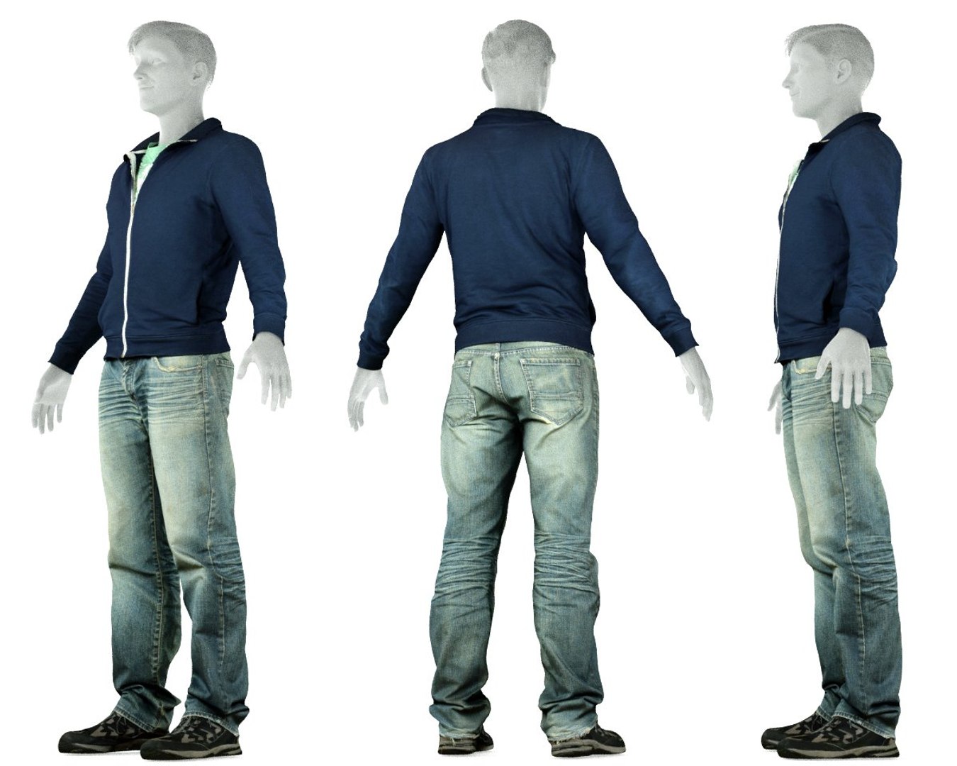 3D Male Clothing Outfit 20 Model - TurboSquid 1329817