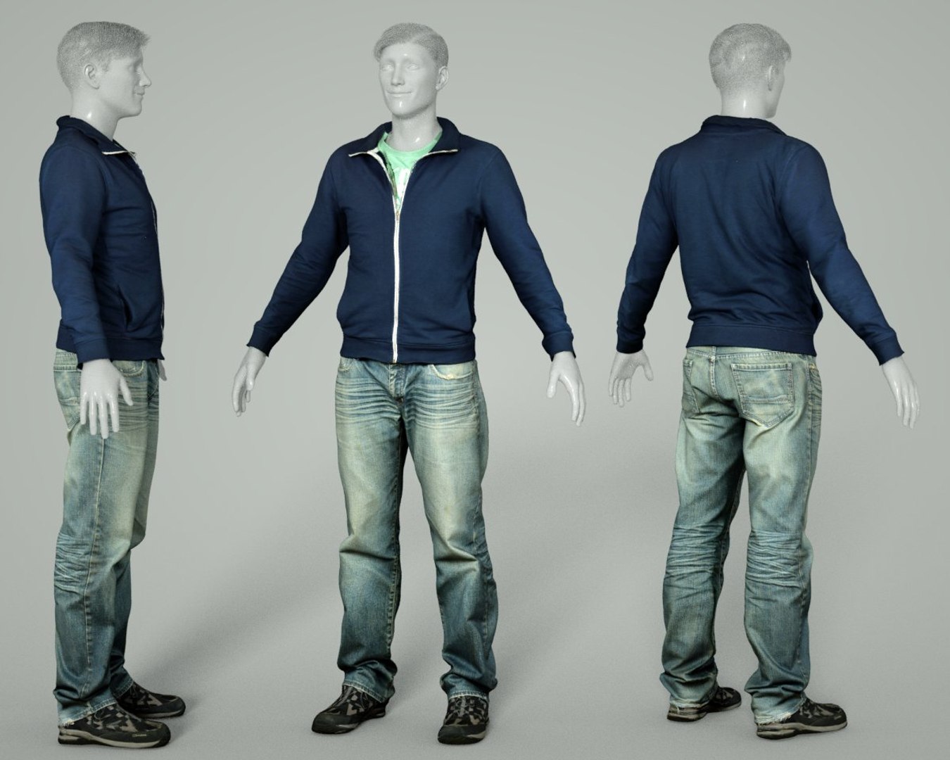 3D Male Clothing Outfit 20 Model - TurboSquid 1329817