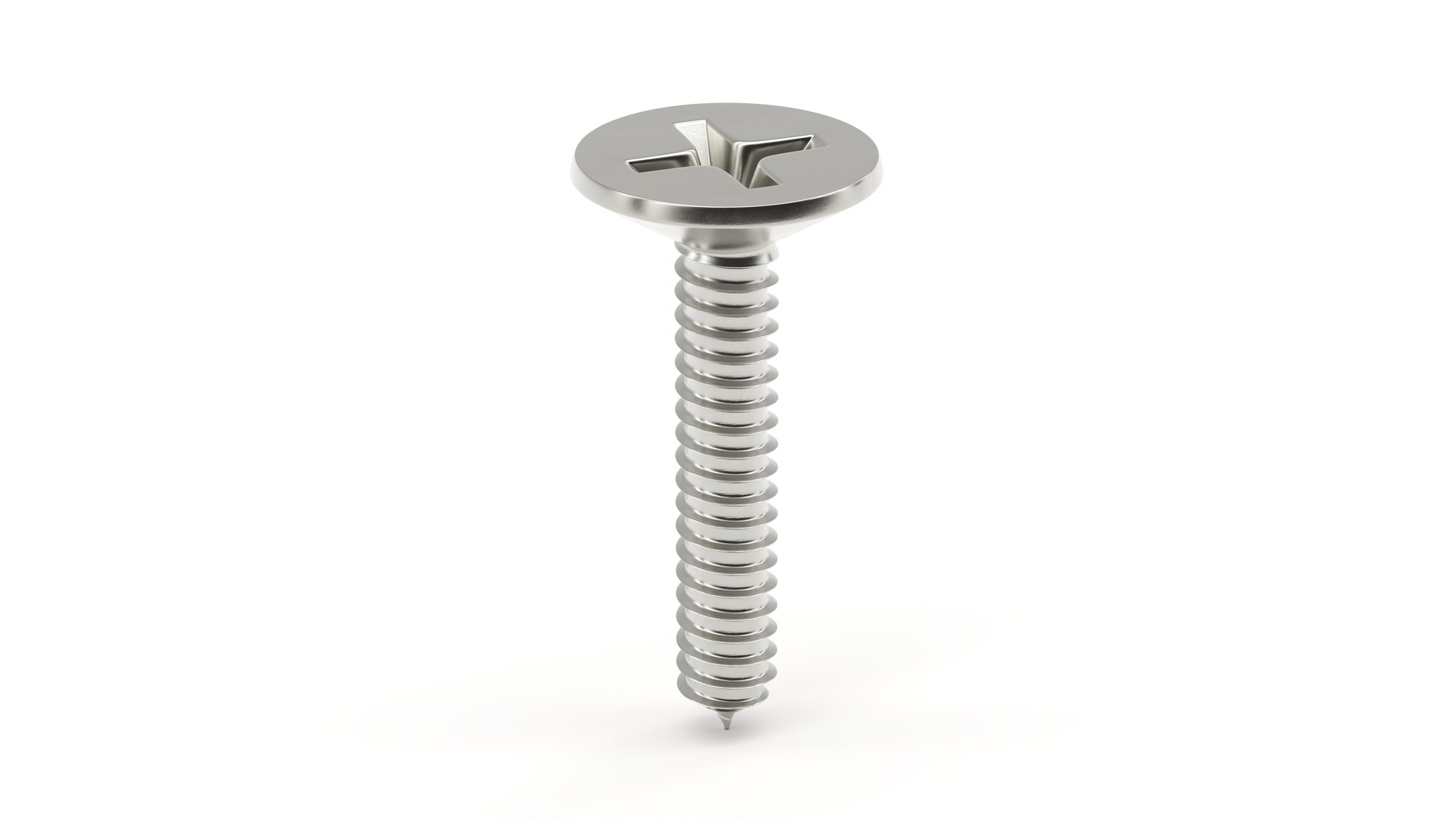 3D Screw - Self Tapping Flat Head Phillips model https://p.turbosquid.com/ts-thumb/uC/2TMqlU/z9/preview09/jpg/1778253602/1920x1080/fit_q87/9e3bf408b762cf928a1b949cf63533dbcdf40254/preview09.jpg