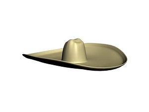 sombrero mexican hat 3d 3ds