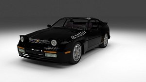 Porsche 944 turbo with interior