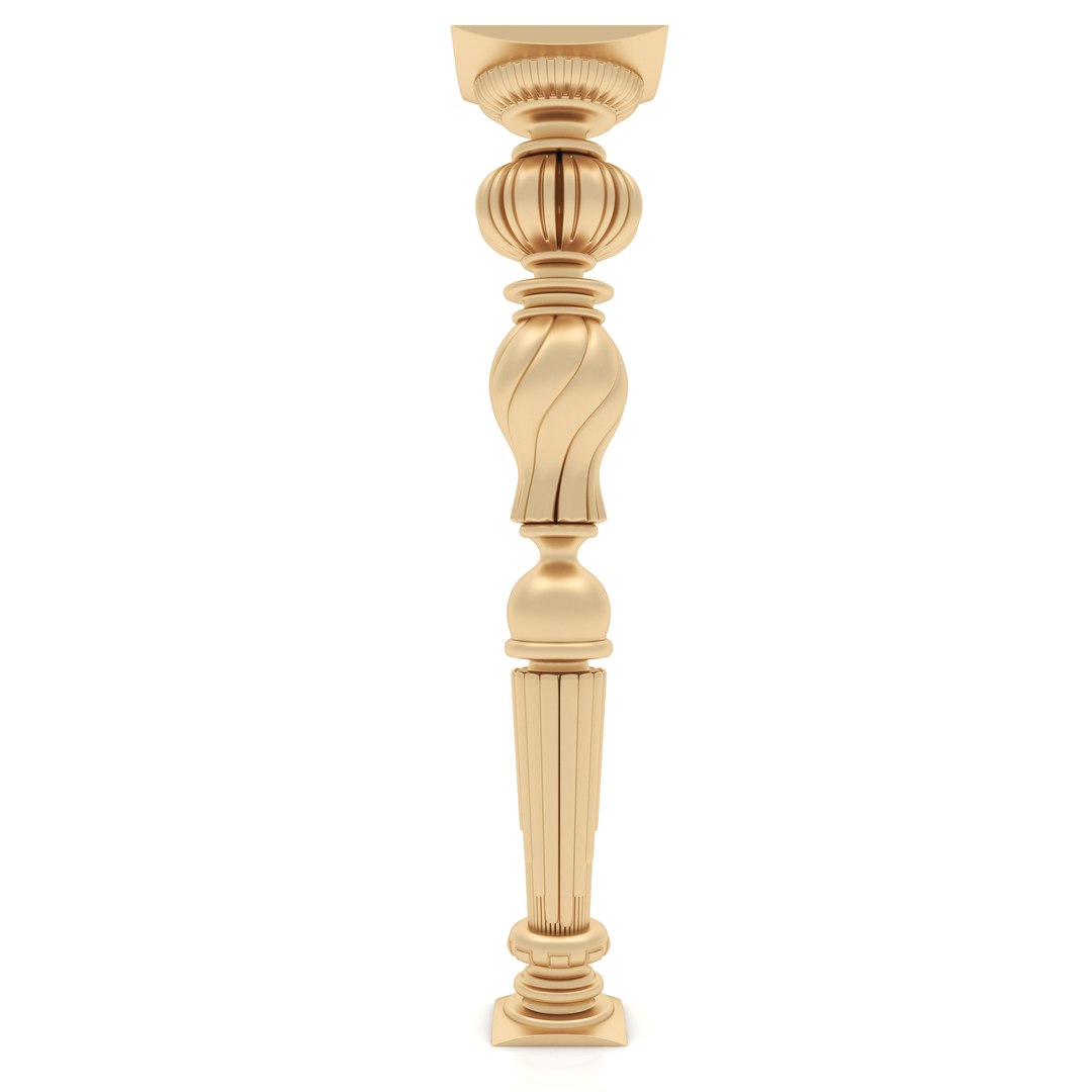 Architectural Column Decor 3D Model - TurboSquid 1165645