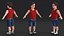 3D Dwarf Man Wearing Summer Clothes A-pose