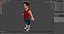 3D Dwarf Man Wearing Summer Clothes A-pose