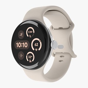 3D Google Pixel Watch 3 Porcelain
