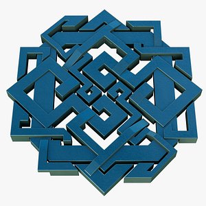 Maze ornament model