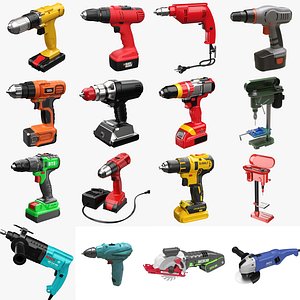 Hand Drill and Saw collection 17 in 1