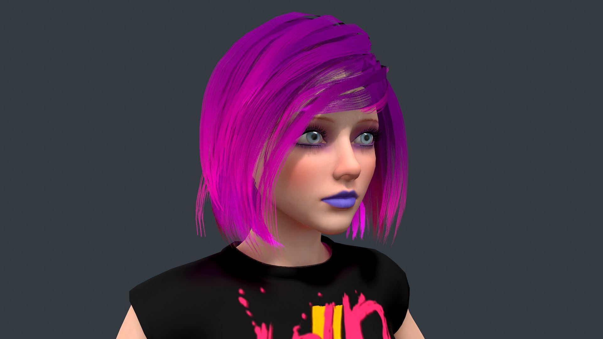 Rock Girl 3D model https://p.turbosquid.com/ts-thumb/uC/JRrKG1/X3/screenshot009/png/1689107178/1920x1080/fit_q87/61c08dba22bf941682b637a32b2de9e06f297596/screenshot009.jpg
