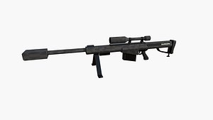 Anti-Drone Sniper Gun J08 - SciFi Jamming Weaponry