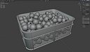 Pomegranate Plastic Crate