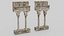 Medieval Stone Cloister Colonnade Modular Pack