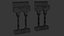 Medieval Stone Cloister Colonnade Modular Pack
