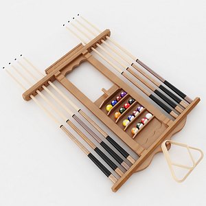 pool stick rack model