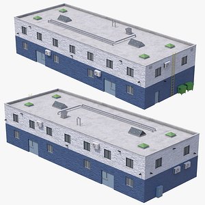 Industrial Building 2 3D model