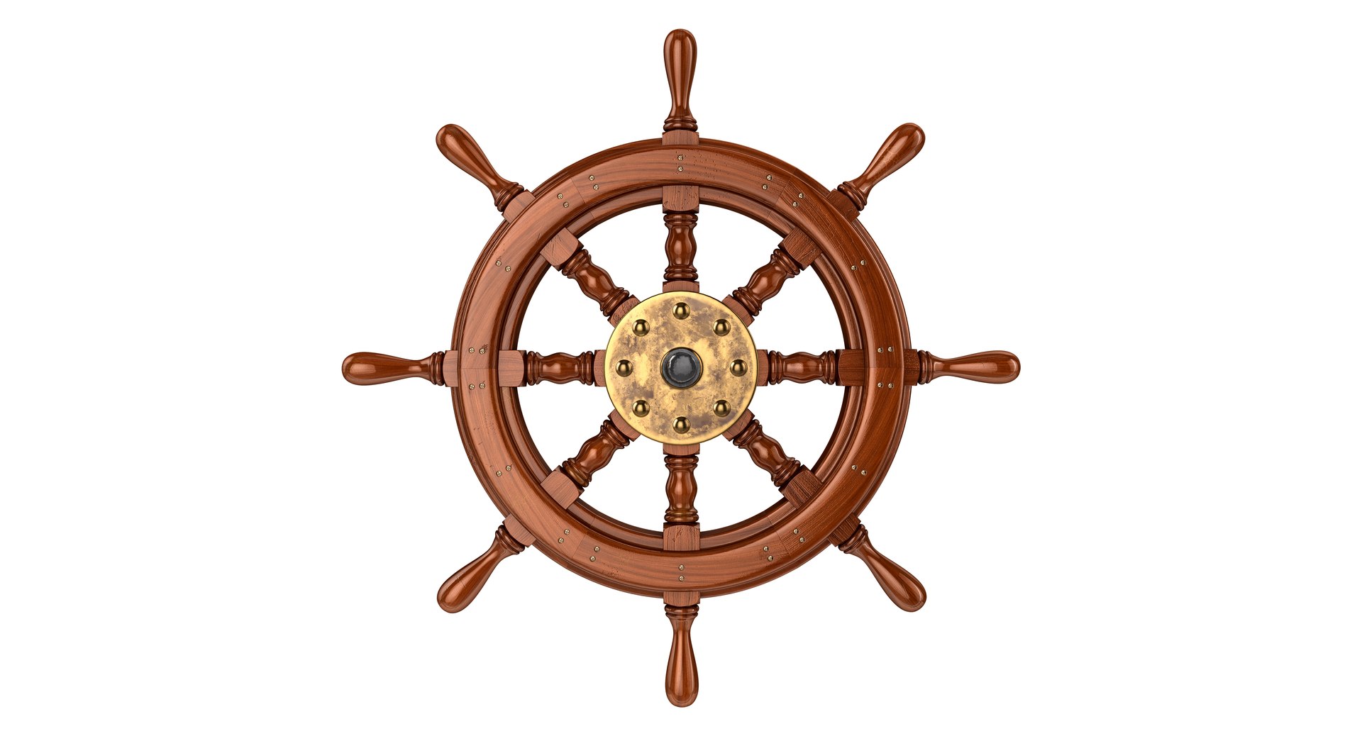 3D Ship Wheel - TurboSquid 1270190