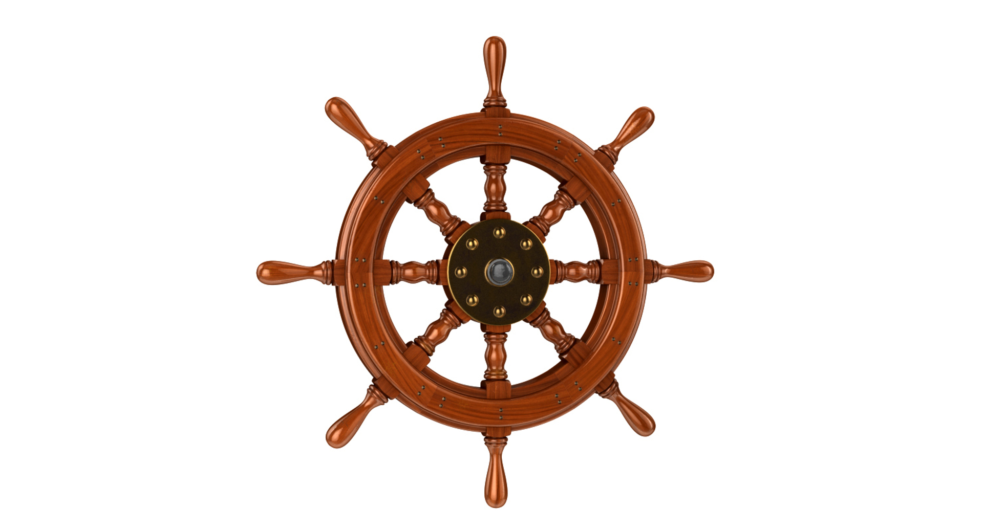 3D Ship Wheel - TurboSquid 1270190