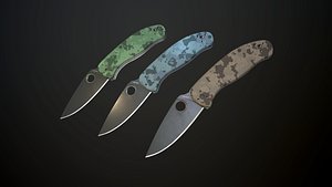 Clasp knives spider vol pack