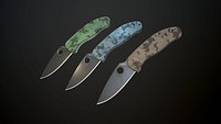 Clasp knives spider vol pack