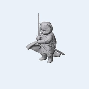 Chibi Cat Knight