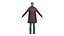 Leather coat
