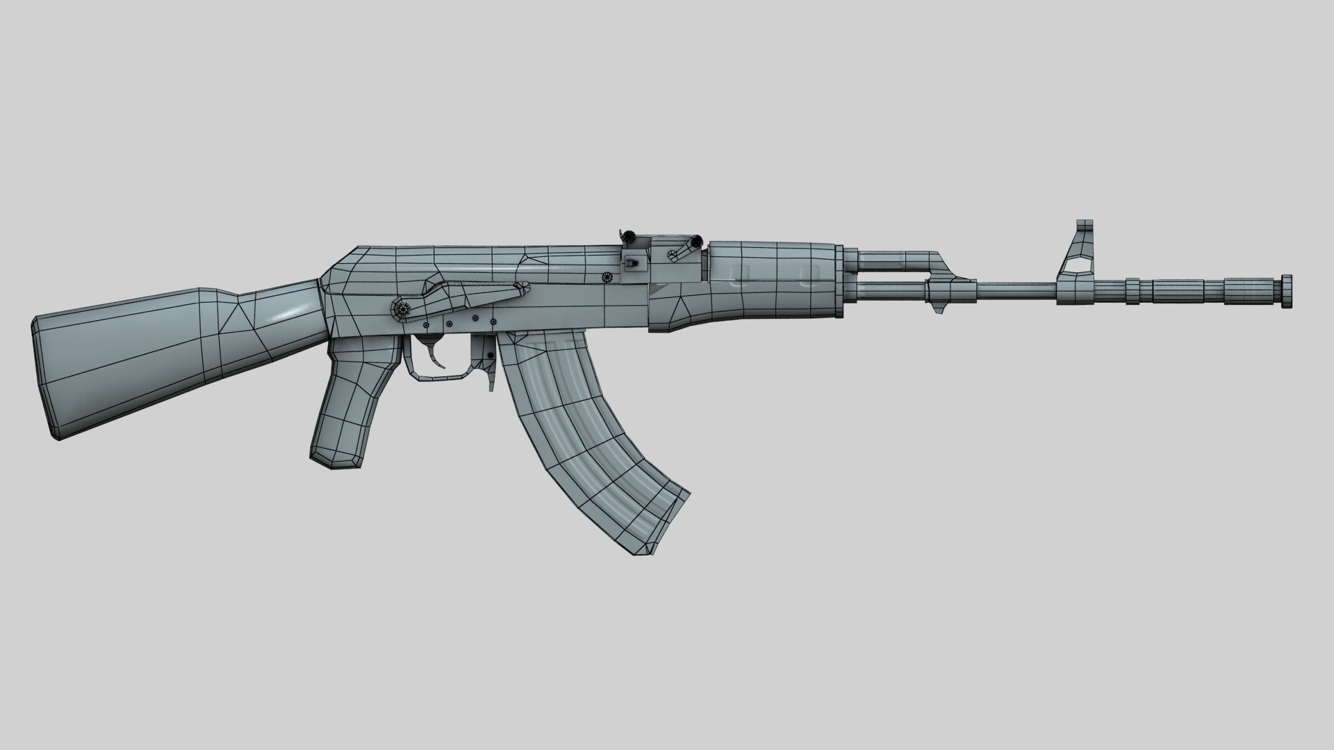 3d ak47 model