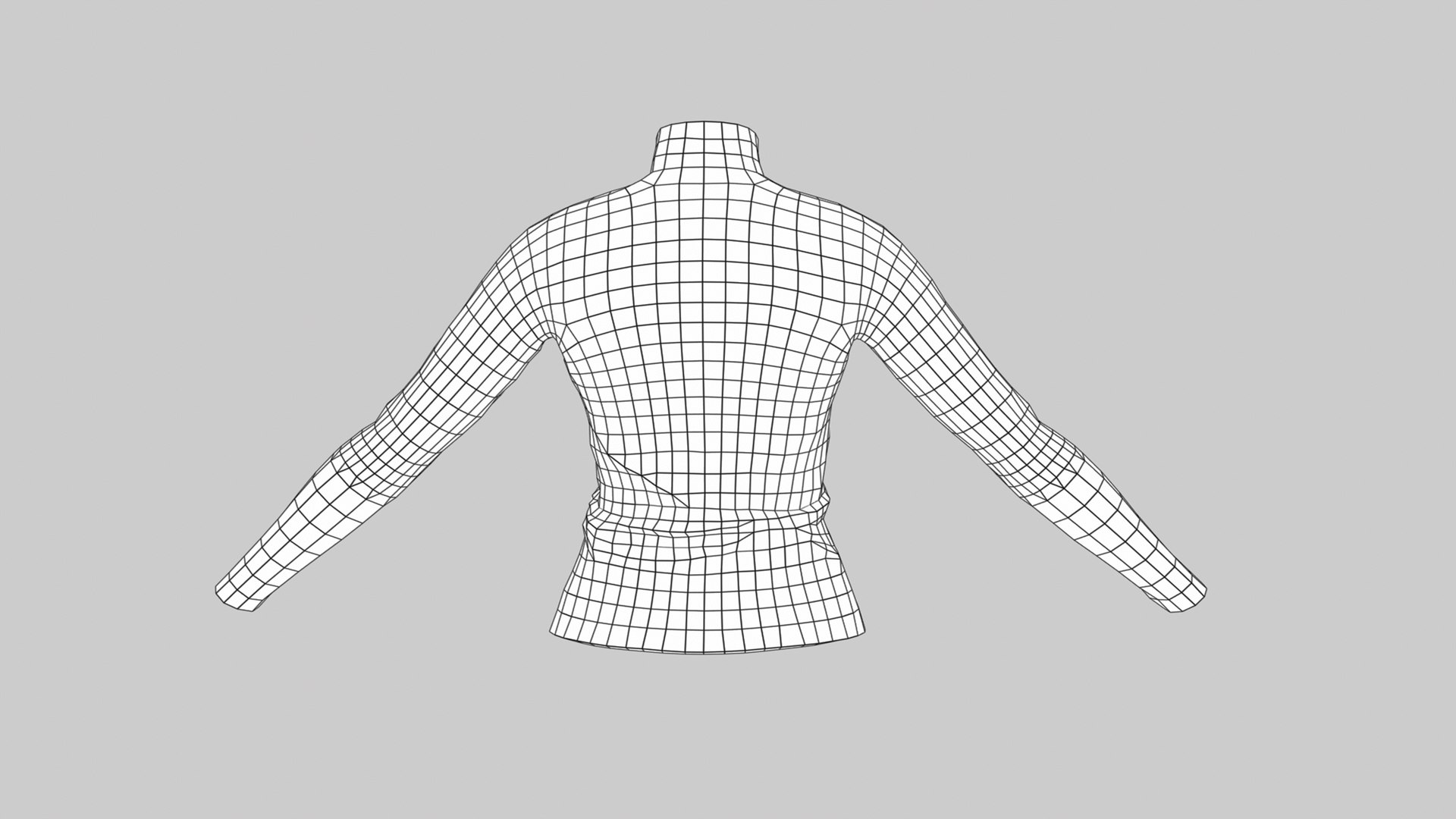 Blue Turtle Neck Pull Top 3D Model - TurboSquid 2176064