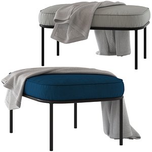 Innova Australia Trax Footstool 3D model