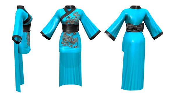 modelo 3d Disfraz Geisha TurboSquid 1844075