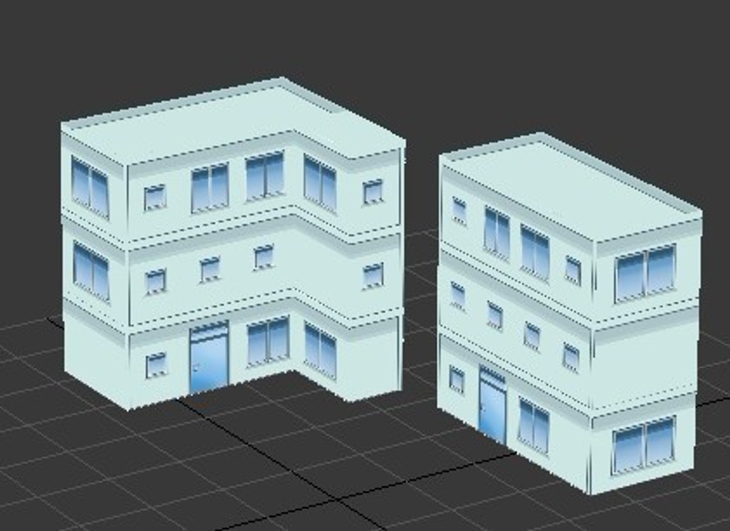 3d Modular Buildings Model