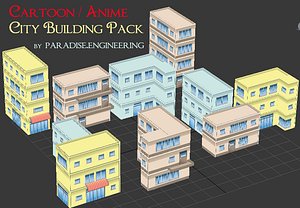 3d modular buildings model