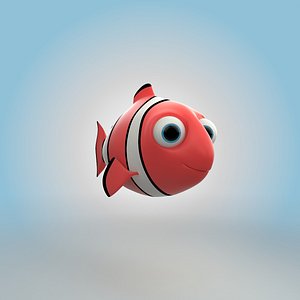 clownfish fish 3D model