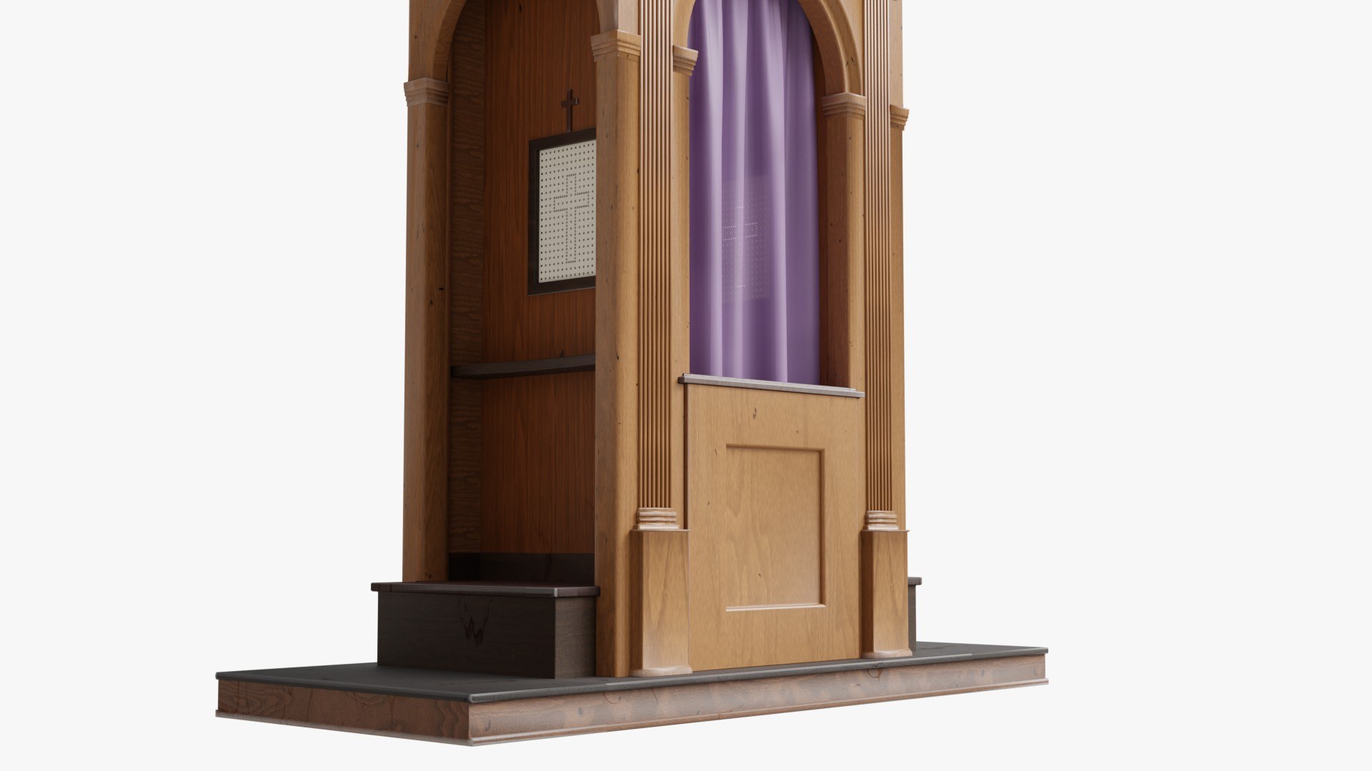 3D Model Confessional - TurboSquid 2112507