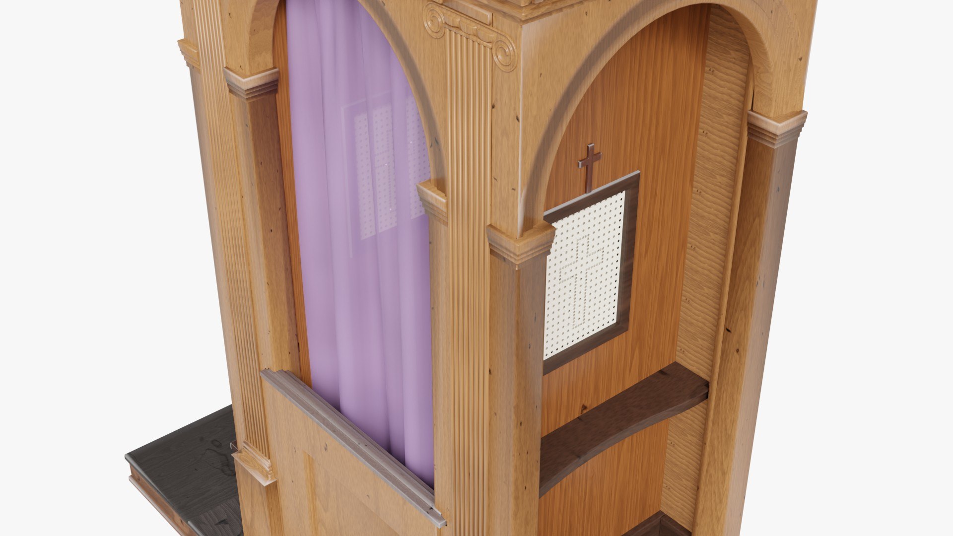 3D Model Confessional - TurboSquid 2112507