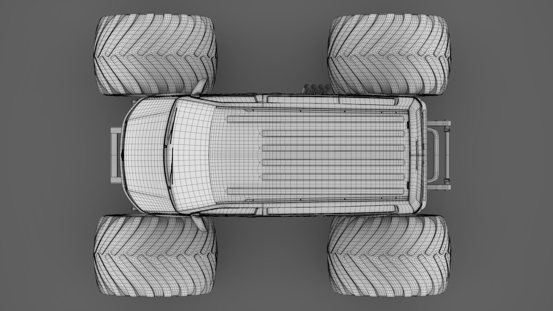 Monster truck transporter model - TurboSquid 1308077